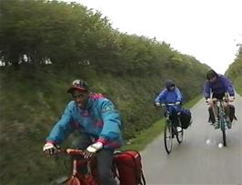 Riding along the Camel Trail